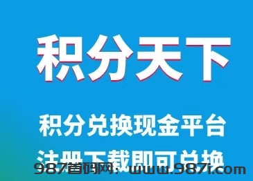 积分天下积分兑换返佣平台，兑换价格行业最高！-987首码网