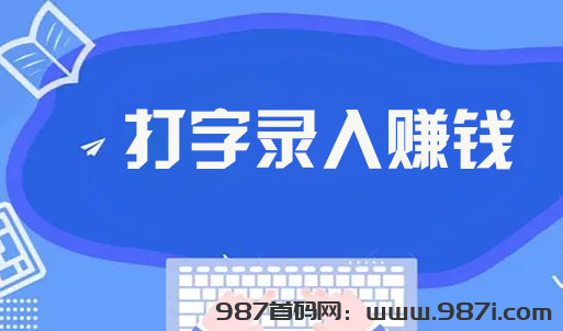 打字录入赚钱真的吗？数据录入平台内部专属无限代分成 - 987首码网