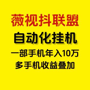 薇抖视联盟知乎？薇抖视联盟是怎么赚钱的 - 987首码网