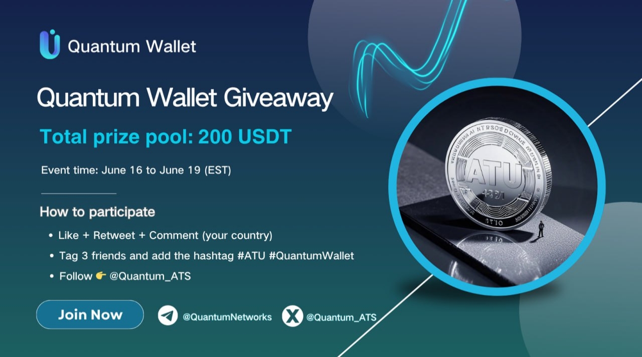 Quantum:海外项目,零成本绑定邀请码领取900SATU币,质押高达30% - 987首码网