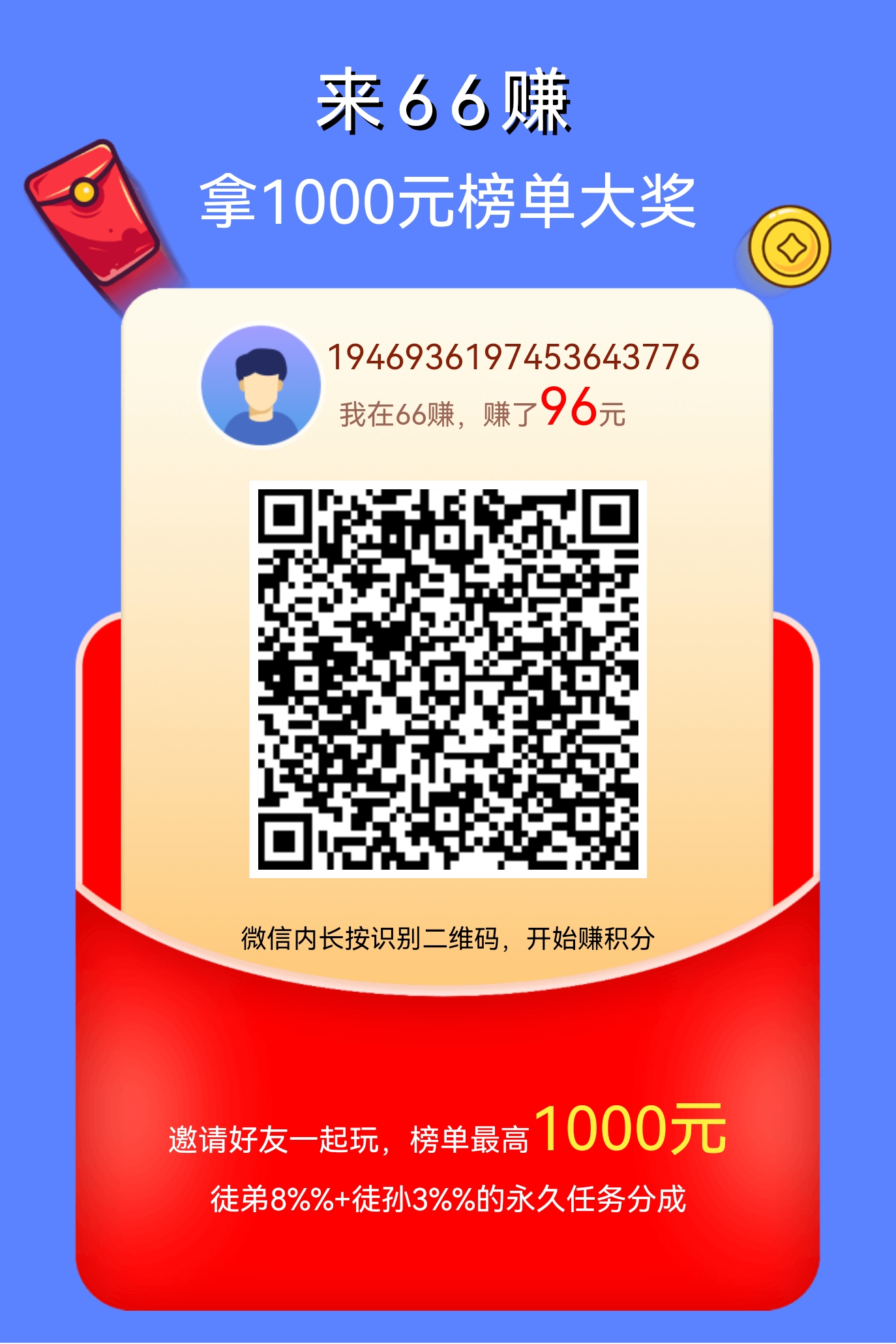 66赚 投票关注 长期稳定 - 987首码项目网